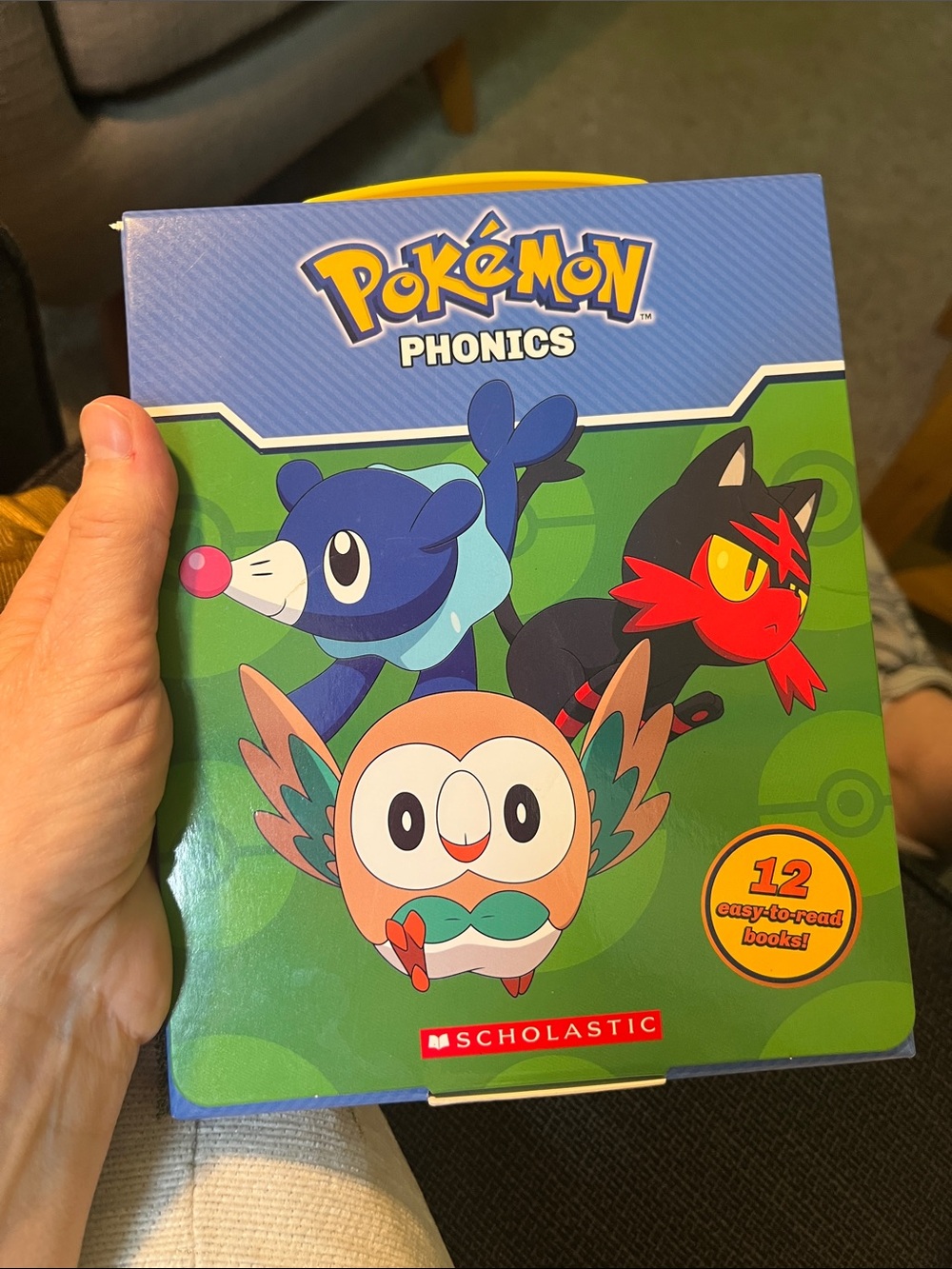 Scholastic Pokémon Phonics Boxed Set - Green & Blue Cover Learn to Read W/vowels